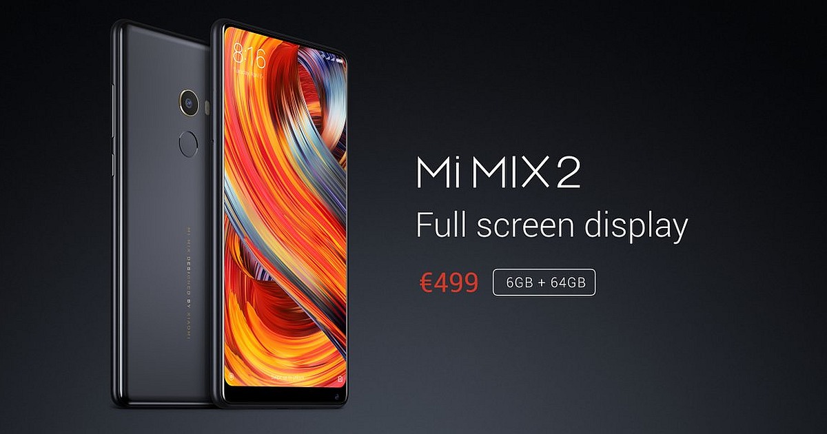 Xiaomi Mi MIX 2 in Spain